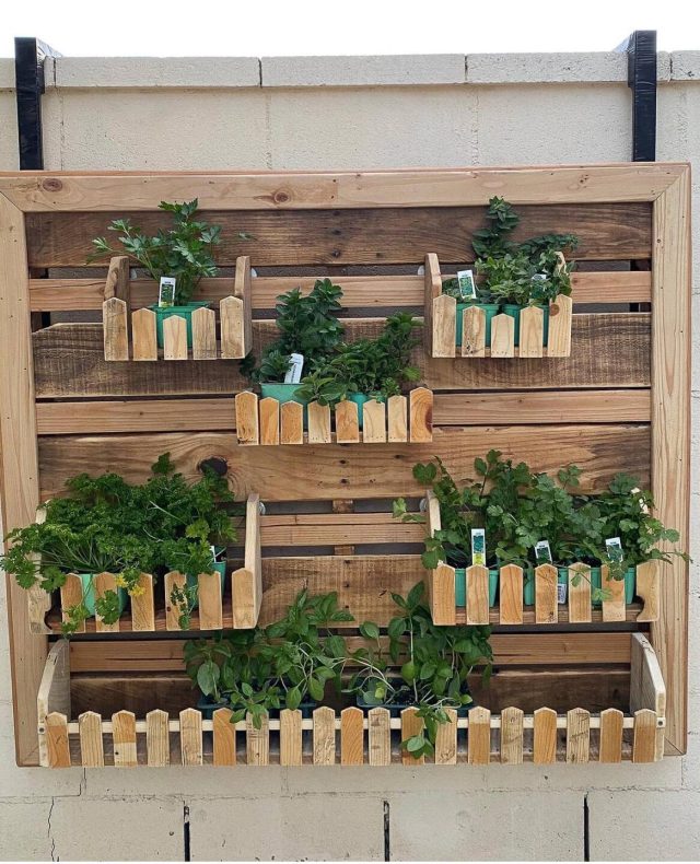 Vertical Provencal vegetable garden.