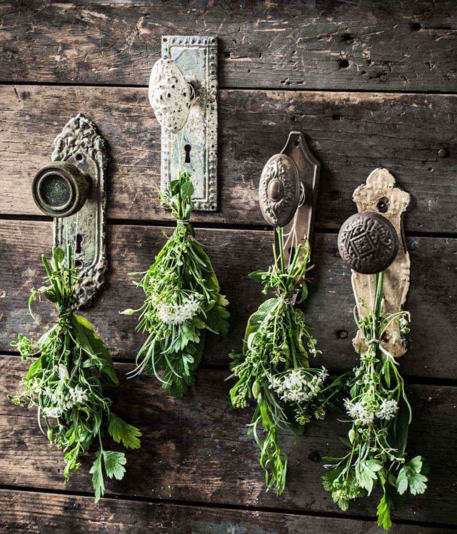 Vintage door handles can be a great decorative element