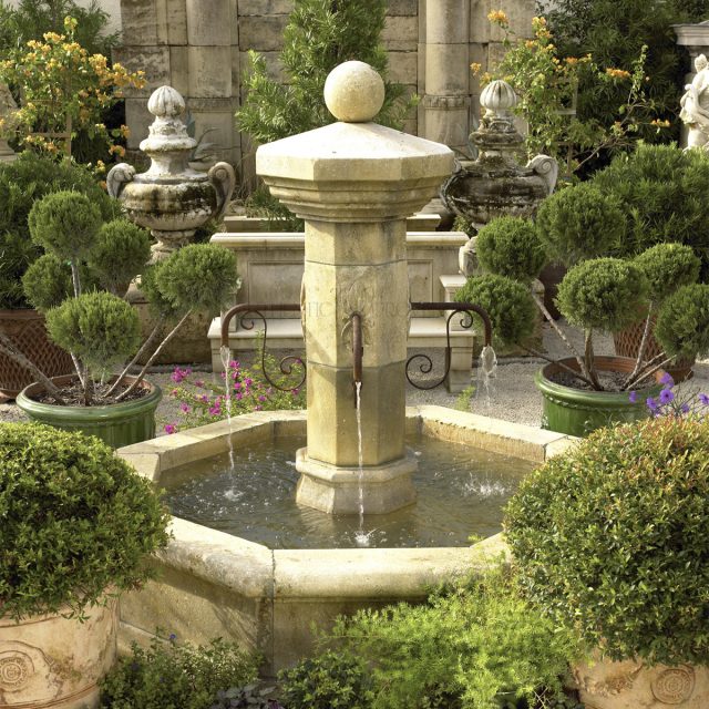 Fountain in Provence style